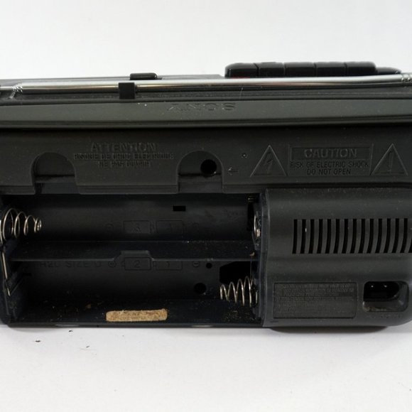 Sony CFM-155 Portable AM FM Radio Cassette Player Recorder Tested Antenna - Picture 4 of 11